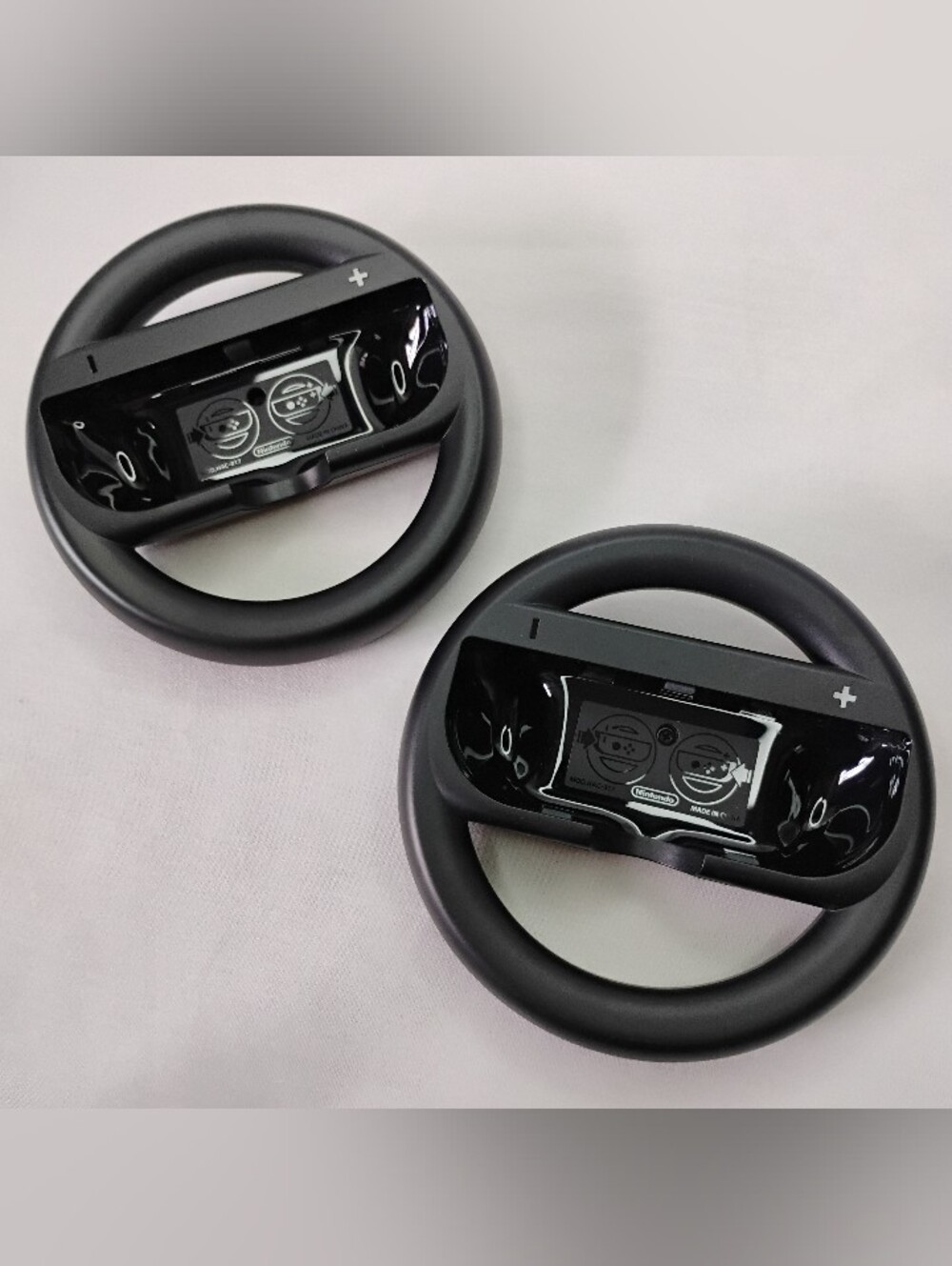 2pc Set Official Nintendo Switch Joy Con Steering Wheel Adapters For Mario Kart - Picture 12 of 12